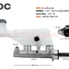 BHD-26 แม่ปั๊มเบรก HONDA CITY '08-14 (GM2) , BRIO 1.2 '12 3/4" BOC