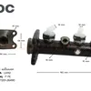 BTT-35 แม่ปั๊มเบรค TOYOTA LH112 1" BOC