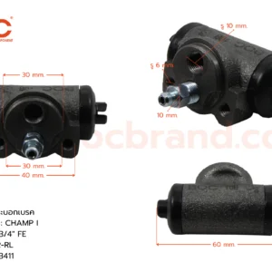 BOC : WMI-259 กระบอกเบรค MITSUBISHI CHAMP I  R 3/4" มีไล่ลม