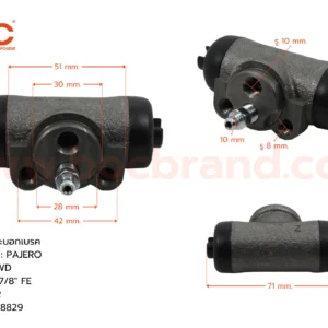 กระบอกเบรค MITSUBISHI PAJERO , STRADA 4WD RR 7/8" มีไล่ลม
