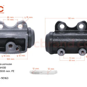 กระบอกเบรค NISSAN CW430 F 50.8 mm ไม่มีไล่ลม