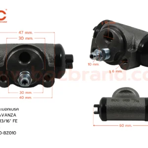 กระบอกเบรค TOYOTA AVANZA RL 13/16" มีไล่ลม