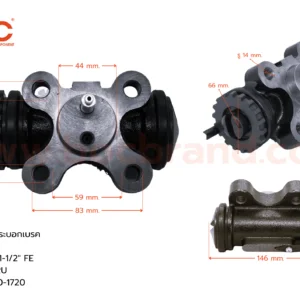 BOC : WHN-385 กระบอกเบรค HINO FG RRU 1-1/2″ มีไล่ลม