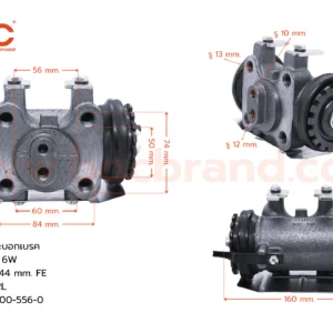 BOC : WIS-436 กระบอกเบรค ISUZU FSR 6w 44 mm. RRL ไม่มีไล่ลม
