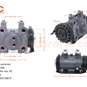 BOC : WIS-438 กระบอกเบรค ISUZU FSR 6w 44 mm. RLL ไม่มีไล่ลม