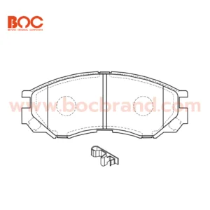 BOC : PMI-1297 (433) ผ้าดิสก์เบรกหน้า L200 Strada 2.5 D, 2.8 D 2WD 96-03 - Image 2