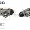 WHD-187 กระบอกเบรกหลังซ้าย HONDA FREED RL 13/16″ มีไล่ลม BOC