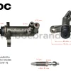 SIS-42 แม่ปั๊มคลัทช์ล่าง ISUZU D-MAX RACING 15/16" BOC